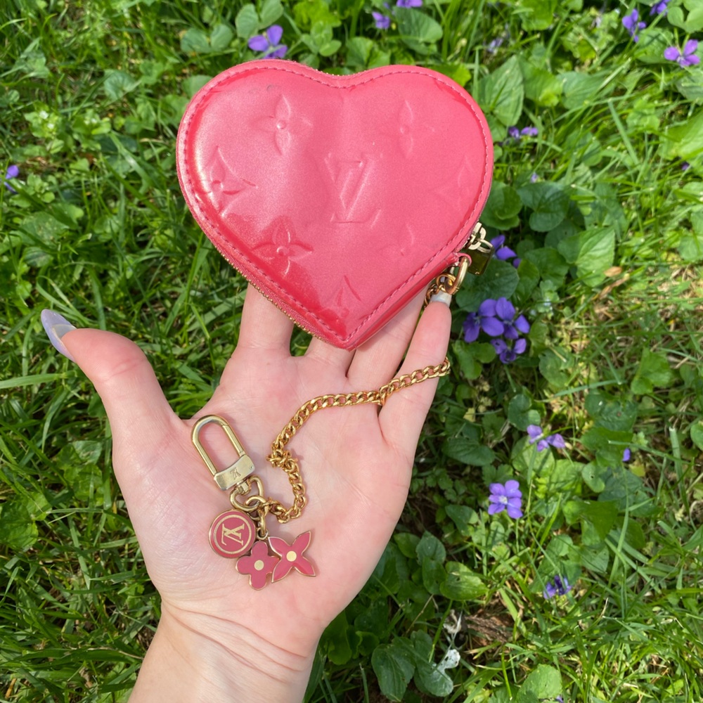 Louis Vuitton heart coin purse